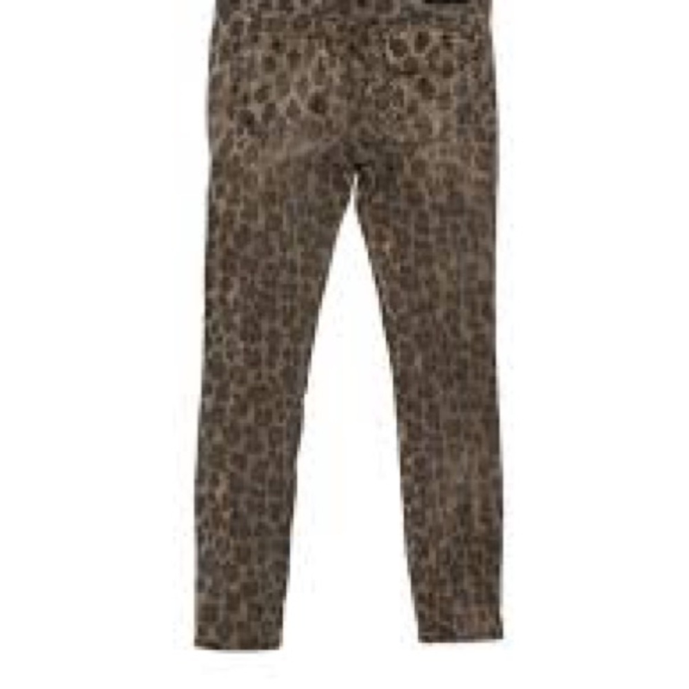 Big Star Tan/Black Leopard Print Alex Skinny Jean Size 29